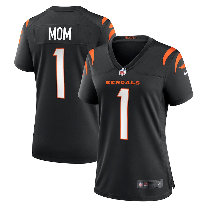 None Number 1 Mom All-Pro CIN Bengals Professional Jersey Game Day Wea