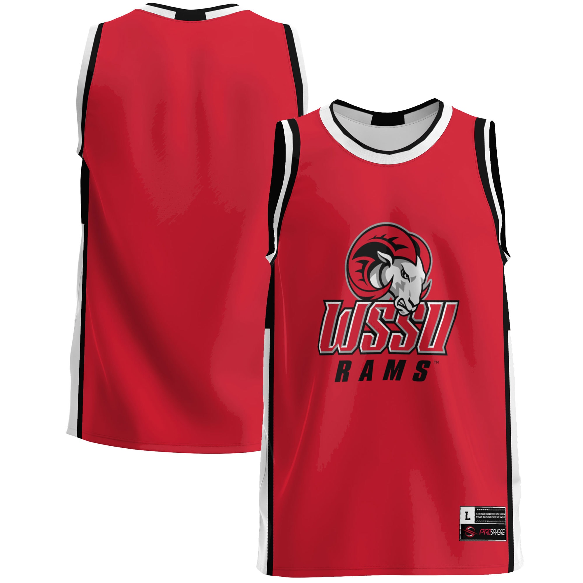 [DDG] Women's Winston-Salem State Rams GameDay Greats Lightweight Basketball Jersey - Red