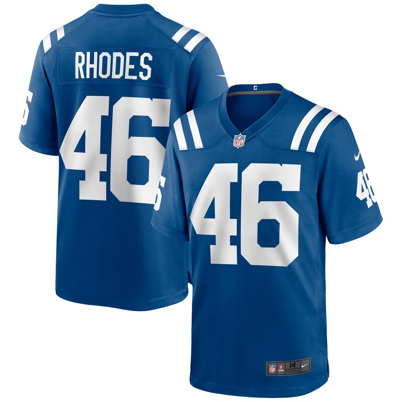 None Luke Rhodes IND Colts Victory Official Jersey Game Day Wear