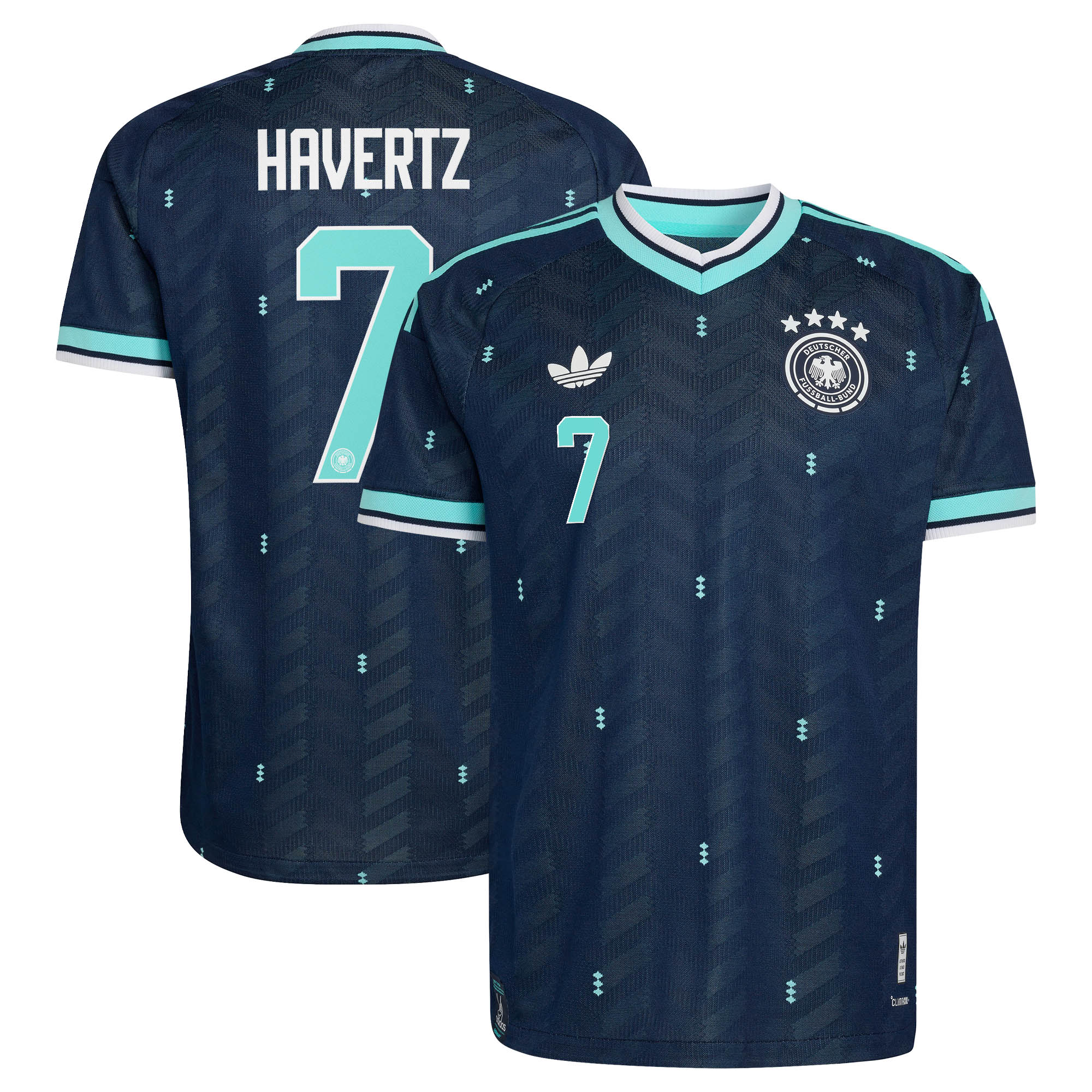 [LK] Youth Kai Havertz Germany National Team 2026 Away On-Field Authentic Jersey - Navy