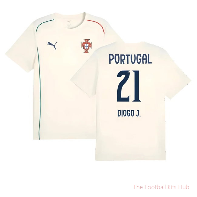 [JED] 2025/26 Portugal Casuals Tee (Sugared Almond) (Diogo J. 21)