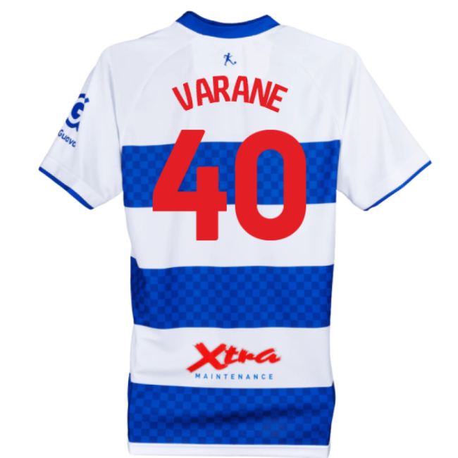 Flexible 2025-2026 Home Soccer Jersey - Exclusive Varane 40 Adult#616
