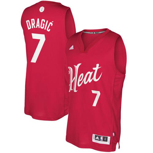 Red Miami Heat #7 Heat Jersey - Breathable Material Basketball Jersey