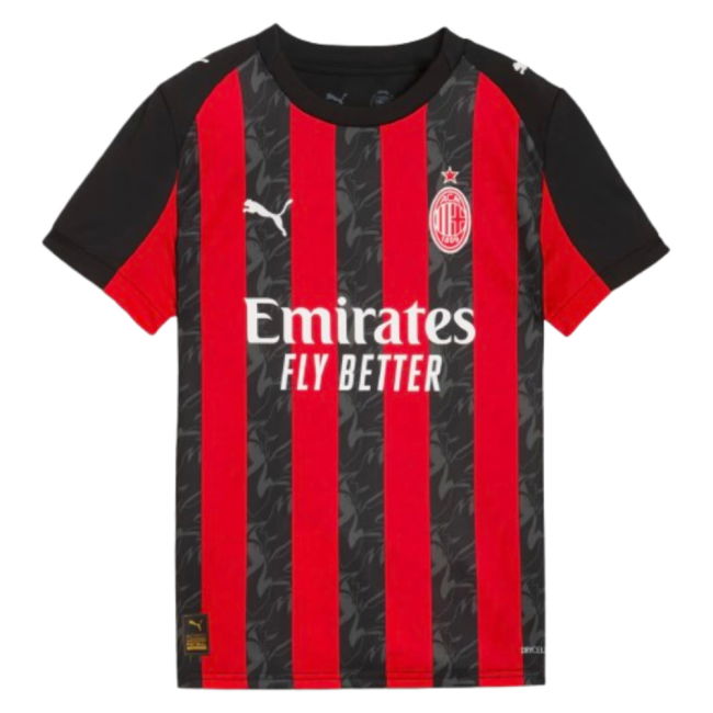 2025-2026 AC Milan Home Shirt (Kids) (Gattuso 8)