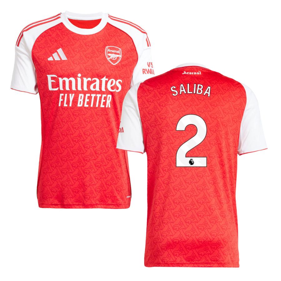 Arsenal Home Jersey 2025 2026 Saliba