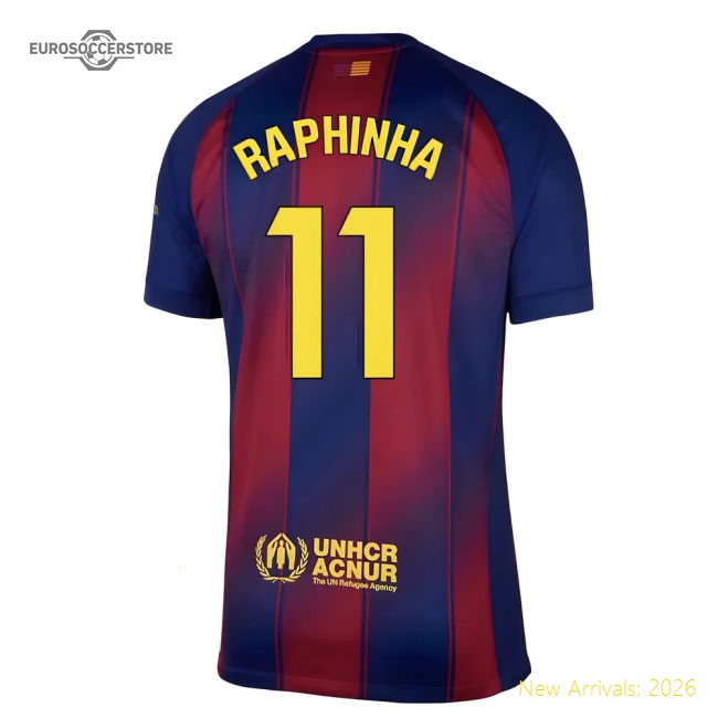 2025-2026 Fcb First Jersey (raphinha 11) - Concept Creation