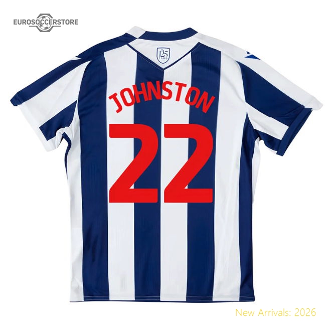 2025-2026 West Brom WBA Home Shirt - Kids (Johnston 22)