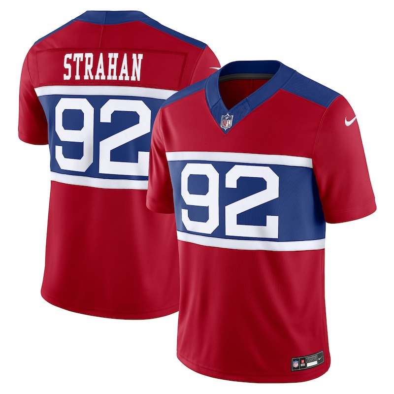None Michael Strahan New York Giants Iconic Team Spirit Wear