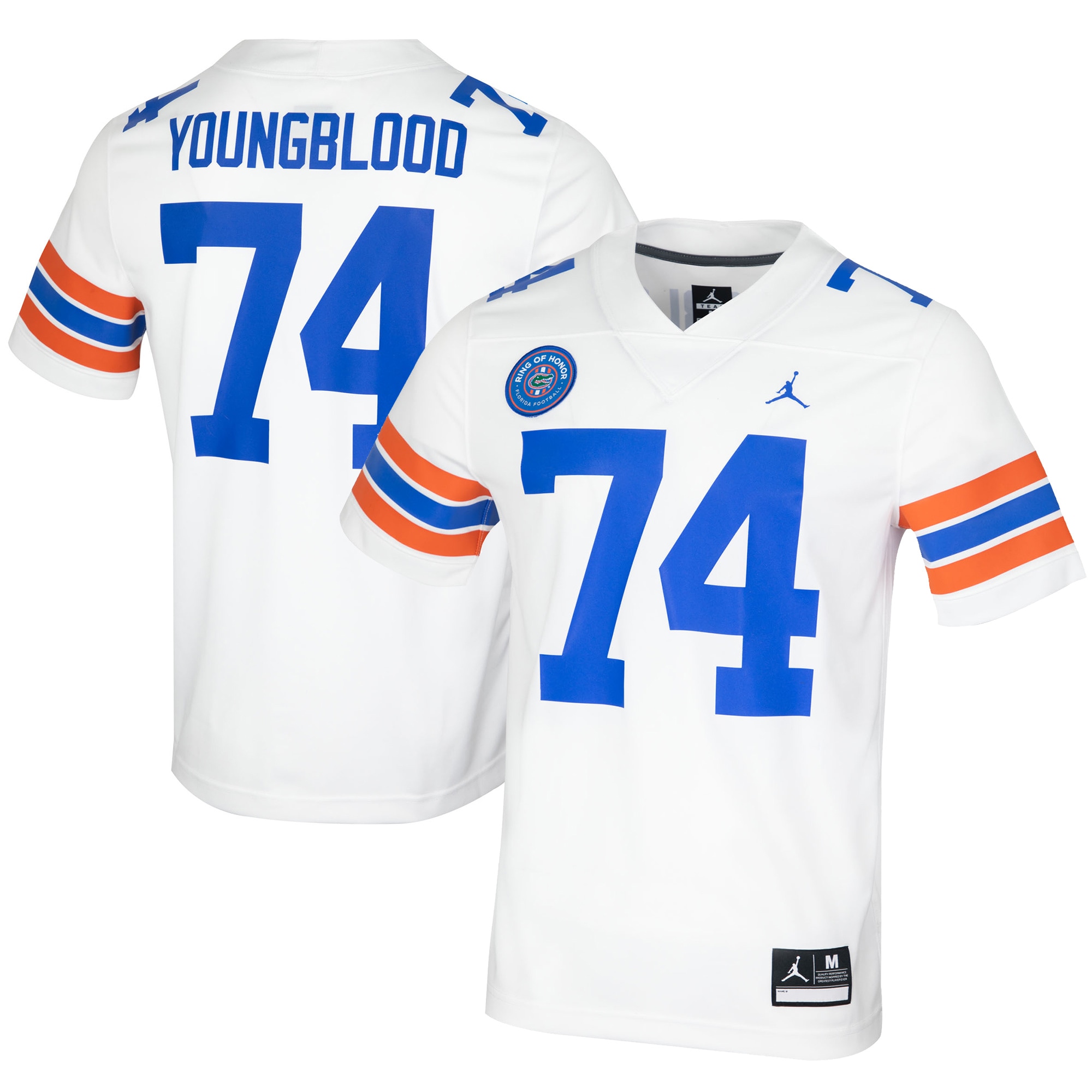 [NJP] Jack Youngblood Florida Gators Ring of Honor Untouchable Replica Jersey - White