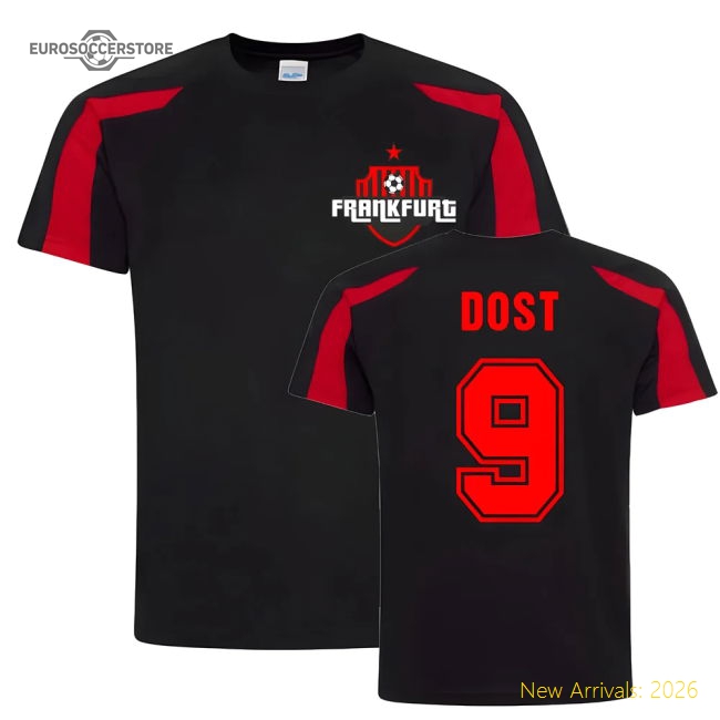 Trending Bas Dost Frankfurt Sports Training Jersey (Black)