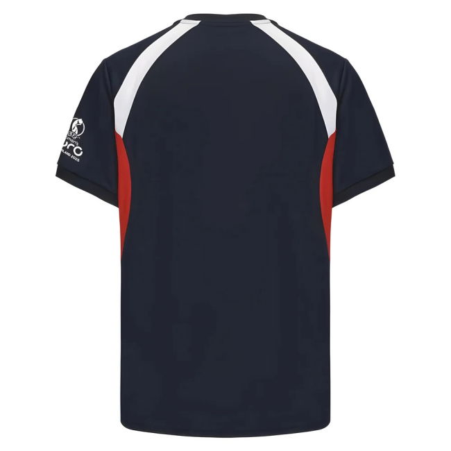 2025 England WEC Poly T-shirt (Navy) - Mens