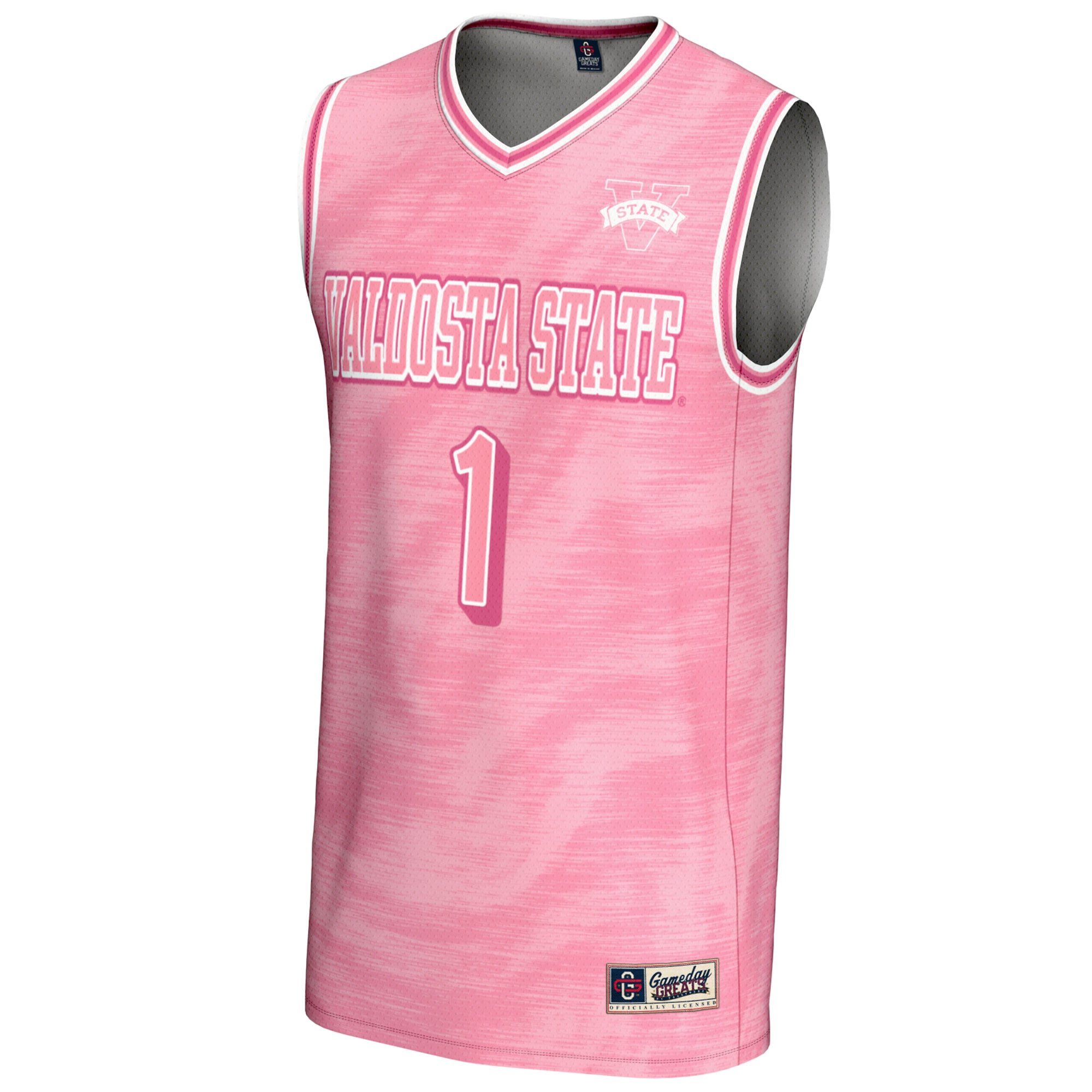 [DDG] Valdosta State Blazers GameDay Greats Youth Lightweight Basketball Fashion Jersey - Pink