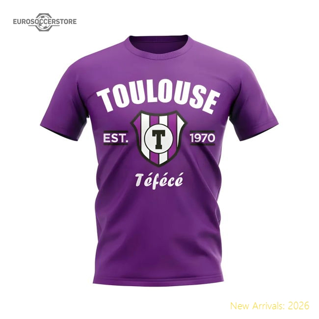 Fan-Favorite Toulouse Established Football T-Shirt (Purple)