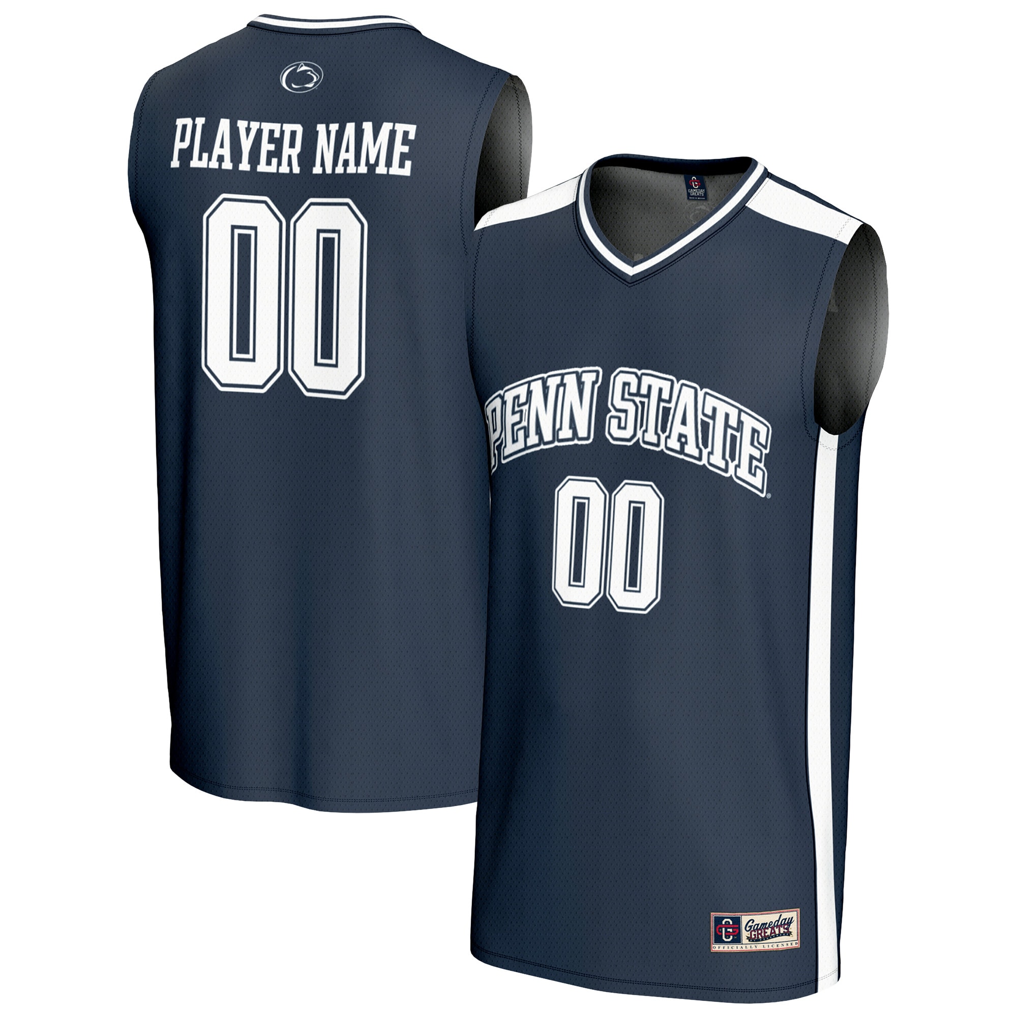 [NJP] Penn State Nittany Lions GameDay Greats NIL Pick-A-Player Lightweight Collegiate Women's Basketball Fashion Jersey - Navy