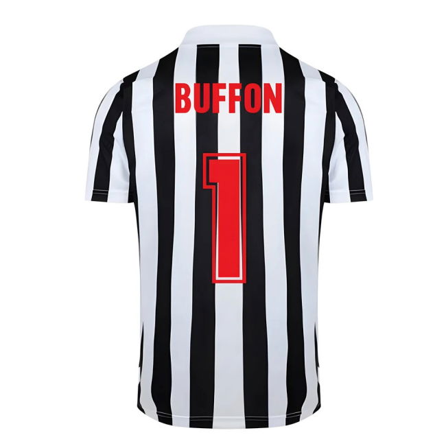 Score Draw Juventus 1984 Retro Football Shirt (BUFFON 1)
