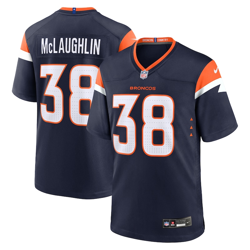 None Jaleel McLaughlin DEN Broncos Stylish Official Jersey Football Ap