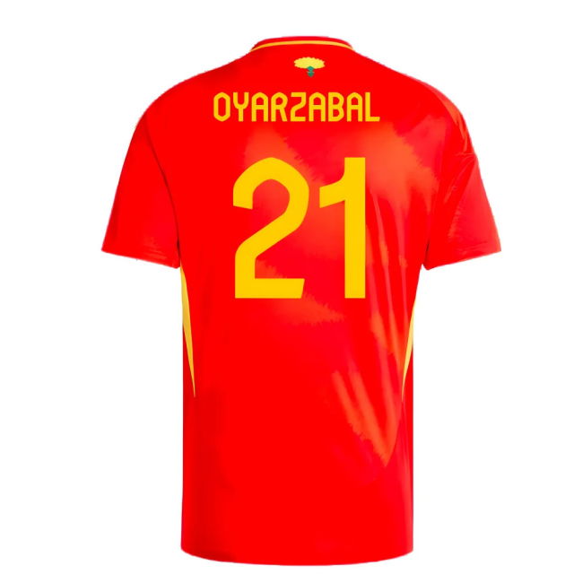 2024-2025 Spain Home Shirt (Oyarzabal 21)
