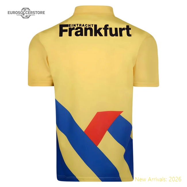 Score Draw Eintracht Frankfurt 1994 Away Top Retro Football Top