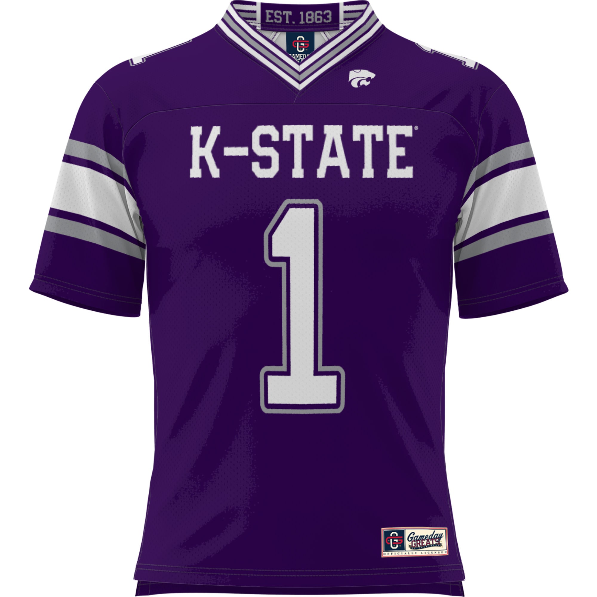 [DDG] Kansas State Wildcats GameDay Greats Football Jersey - Purple