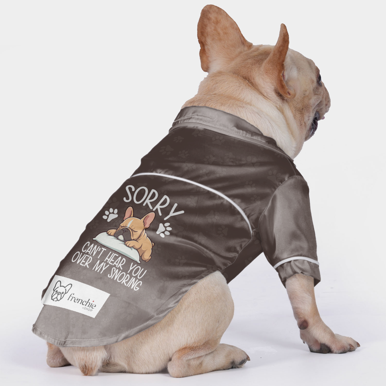 Snoring - Safe Pajamas For French Bulldog Winter Wear | Breed-optimized