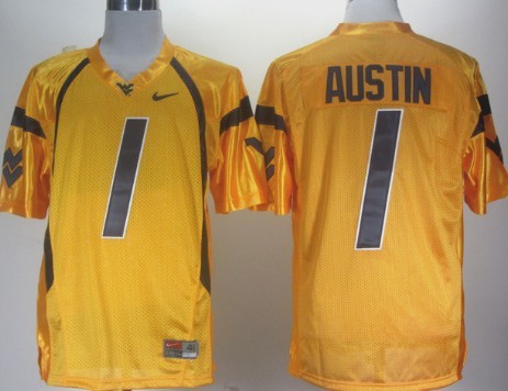 Men's None Yellow 2024 team authorized Tavon Austin #1 game day Jersey