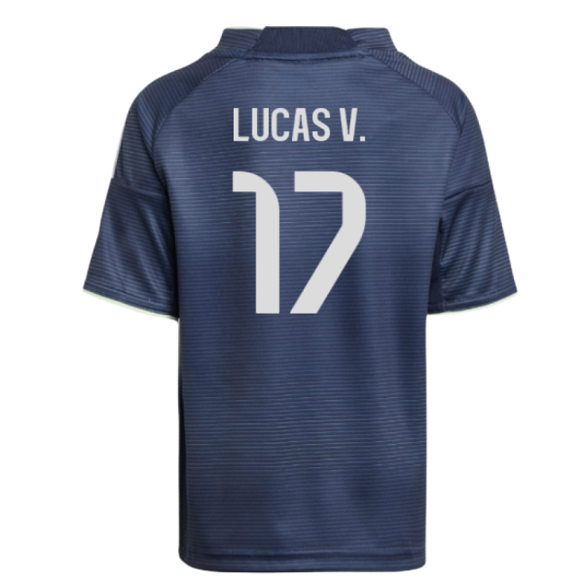 Genuine 2025-2026 Real Madrid Away Mini Kit (Lucas V. 17)