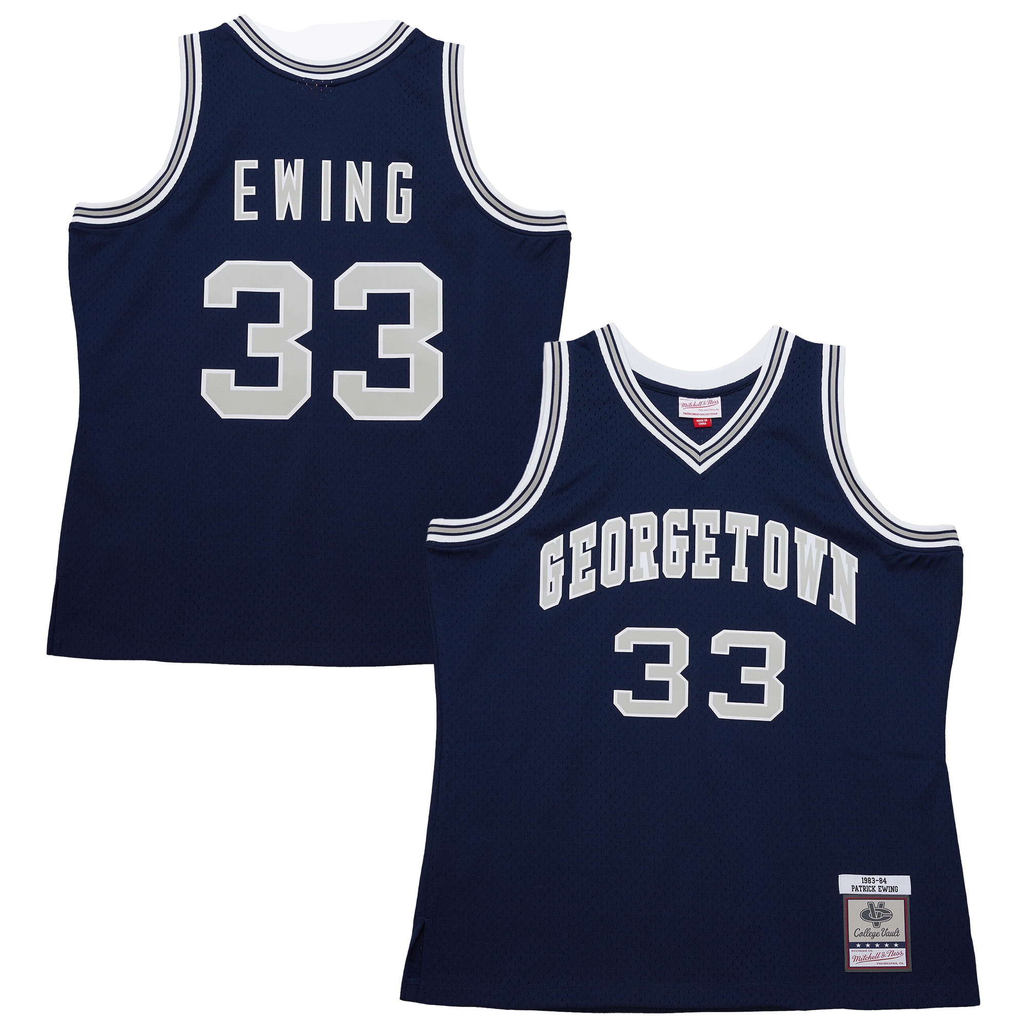 [NJP] Patrick Ewing Georgetown Hoyas 1983/84 Jersey - Navy