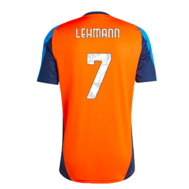 Loyal Juve Juventus Training Jersey Orange Lehmann #7 Ultra Comfor...
