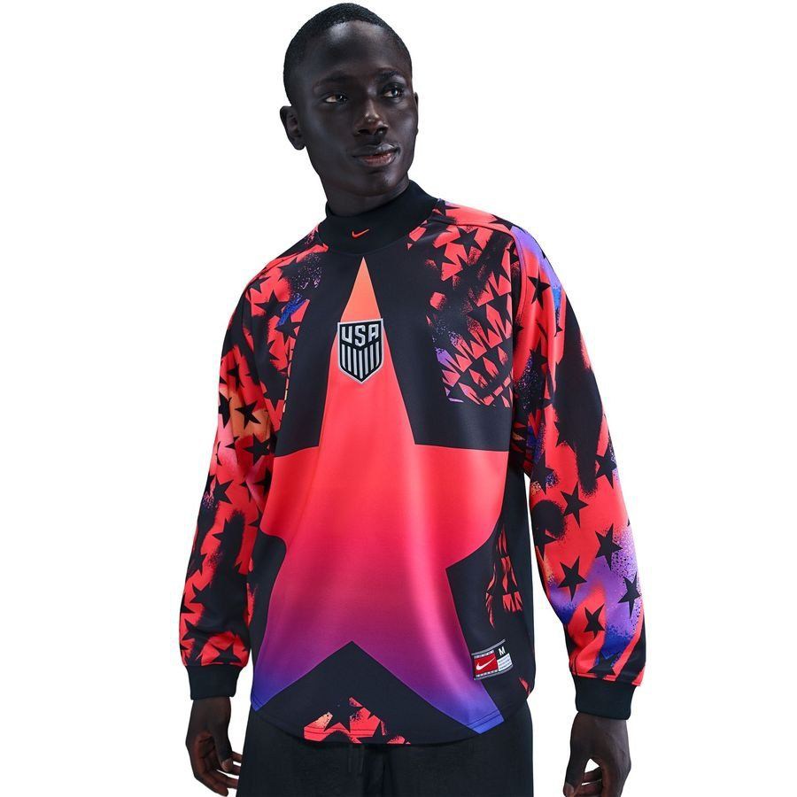 USA Goalkeeper Shirt Hollywood Goalkeepers - Bright Crimson/Black - Elite Match Gear