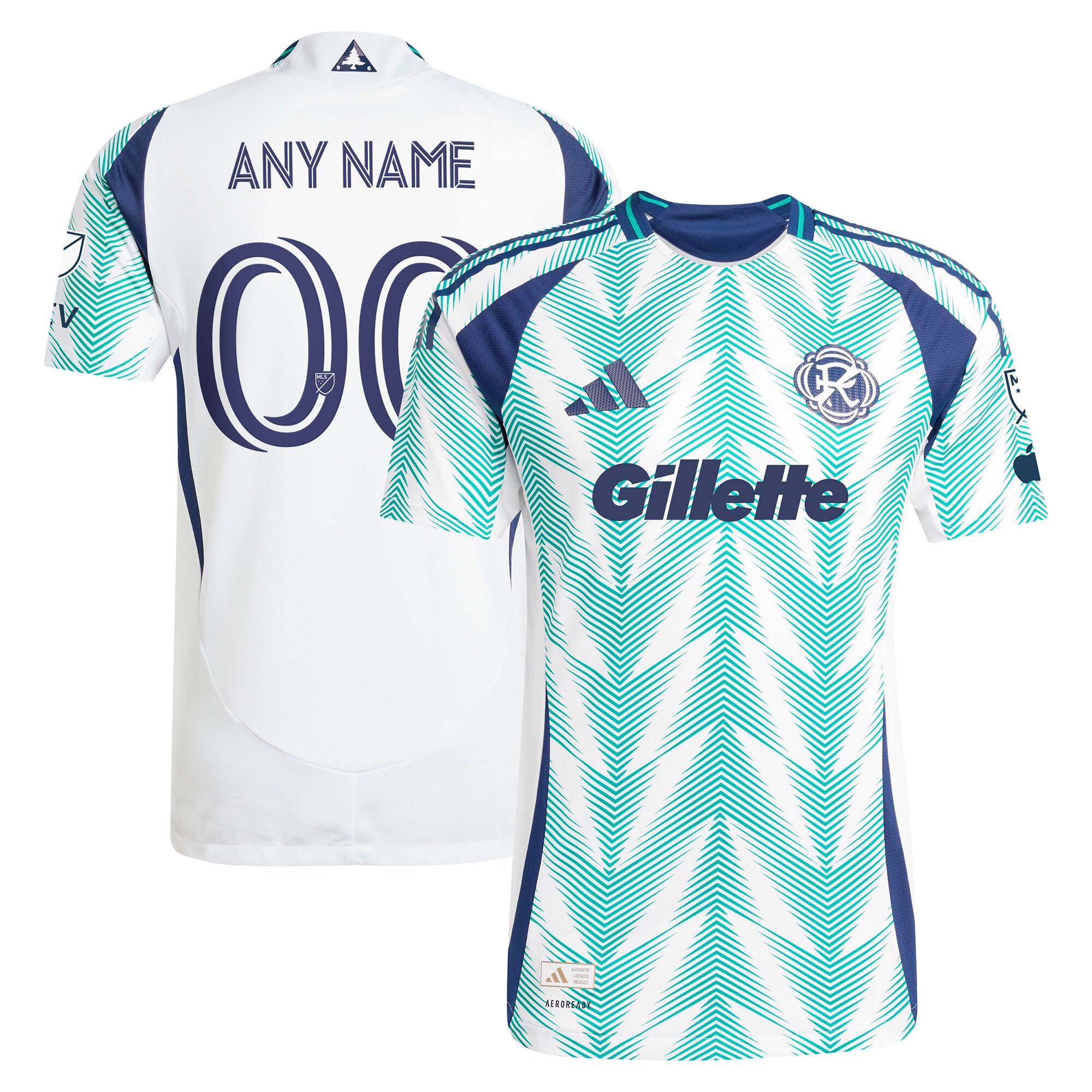 [JED] New England Revolution 2025 Eastern White Pine x Flag of New England Authentic Custom Jersey - White