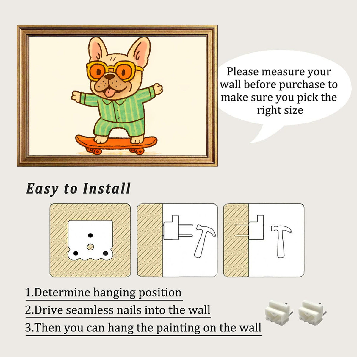 Cozy Pet-Lover Hank - Framed Poster • Wall Decoration for Street Style