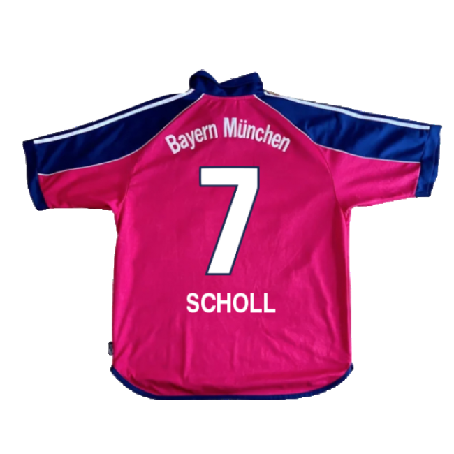 Bayern Munich 1999-01 Home Fan Version For Adults (Scholl Match