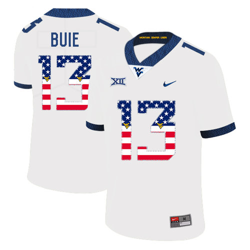 Men's None White 2024 comfortable Andrew Buie #13 authentic Jersey
