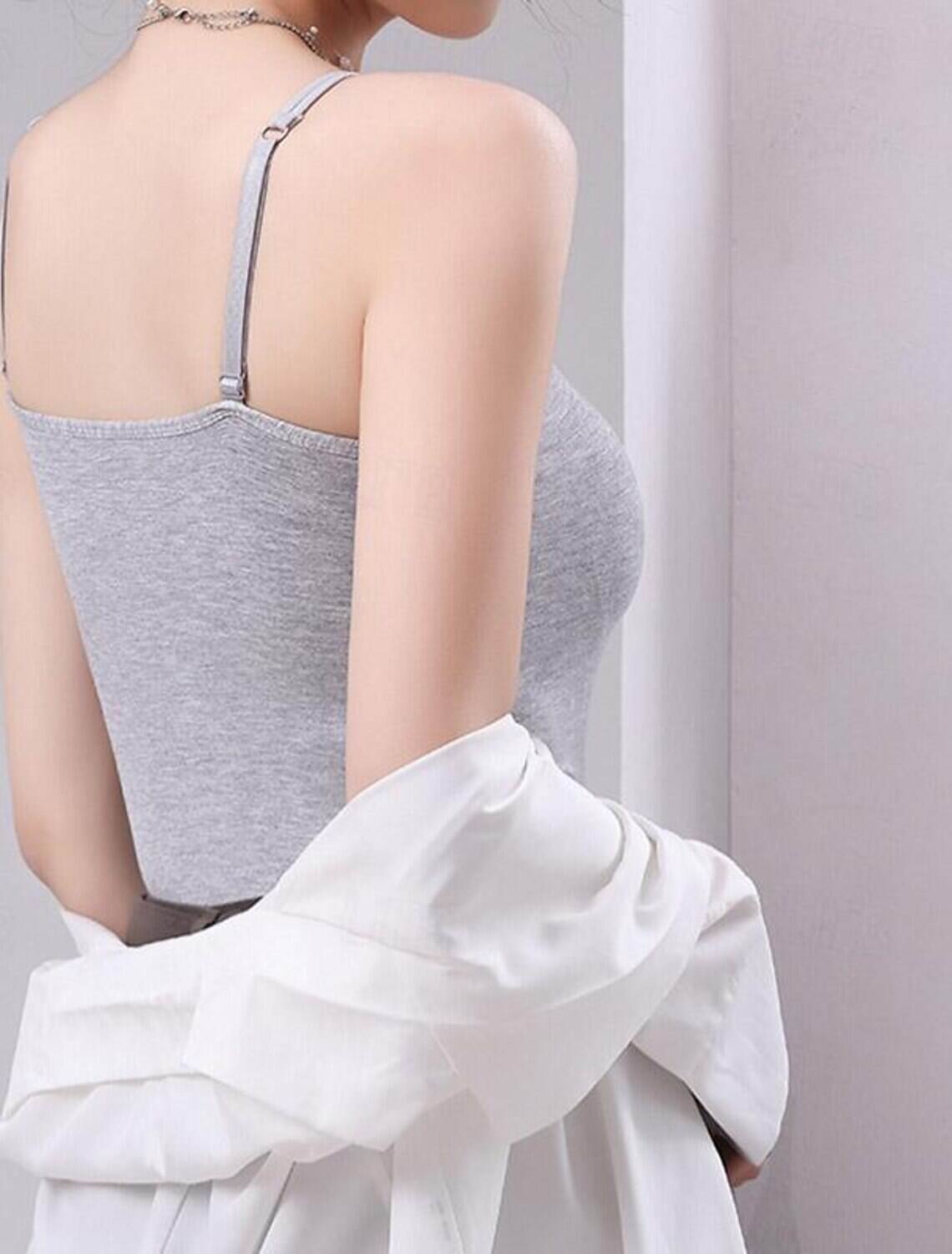 Women's Tank Top Basic Sleeveless Regular Tops Strapless Summer