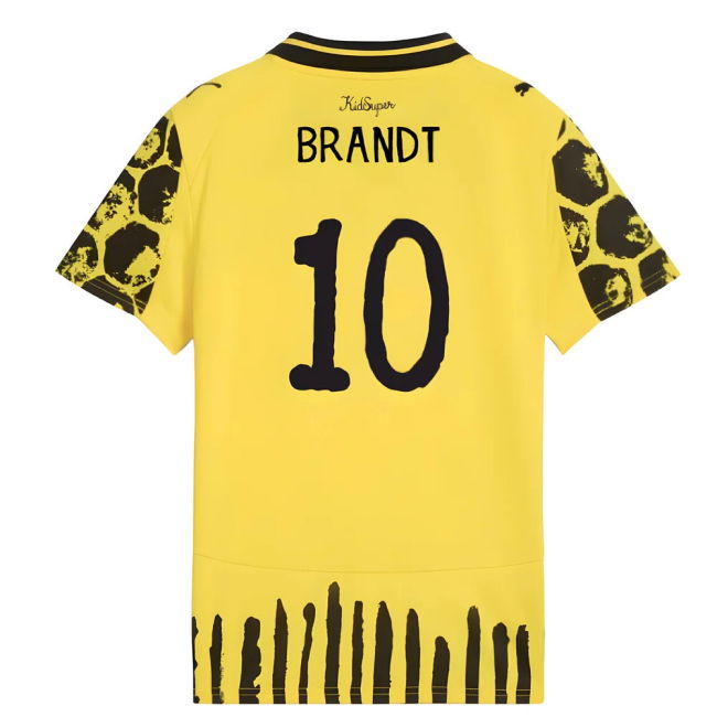 2025-2026 Borussia Dortmund Home Soccer Jersey (Brandt 10)