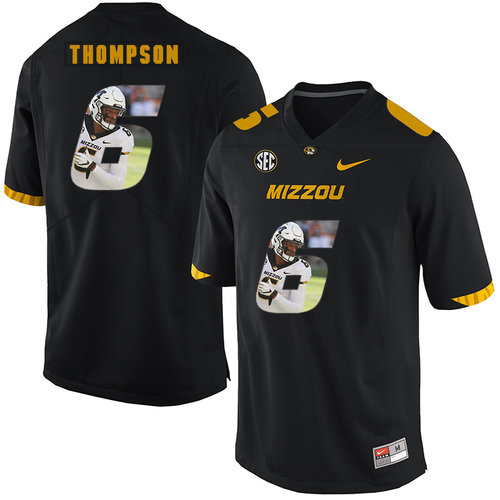 Men's None Black 2024 official licensed Khmari Thompson #6 team