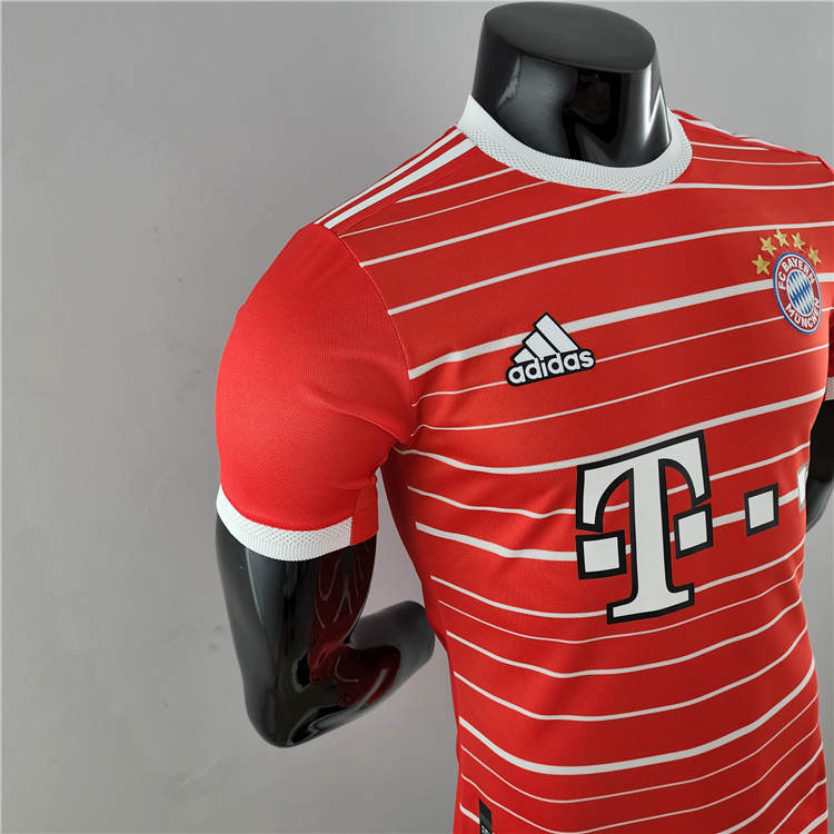 Premium Quality Bayern Munich 2223 Home Red Soccer Jersey Football