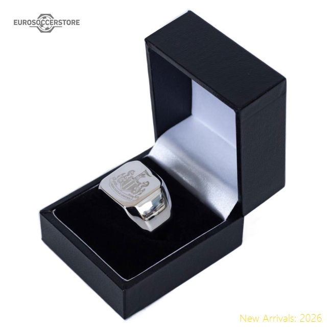 Luxury Newcastle United Fc Square Signet Ring Small - Collectors Item