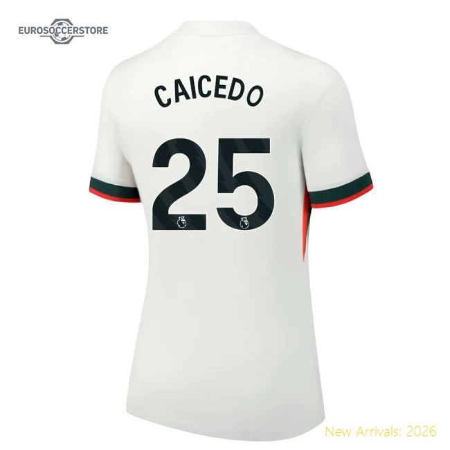 Elegant Chelsea Womens Jersey Caicedo 2025-2026 Performance Fabric