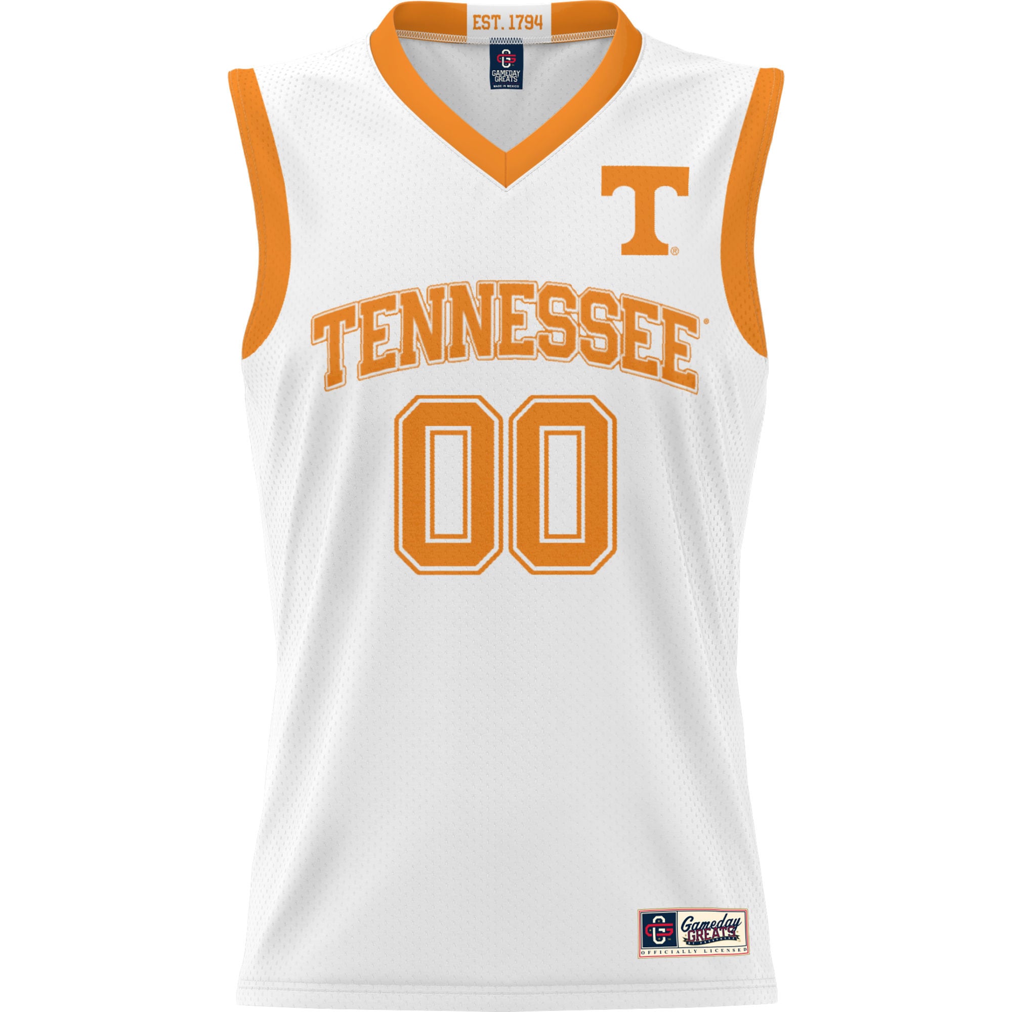 [DDG] Tennessee Volunteers GameDay Greats Youth NIL Pick-A-Player Lightweight Women's Basketball Jersey - White
