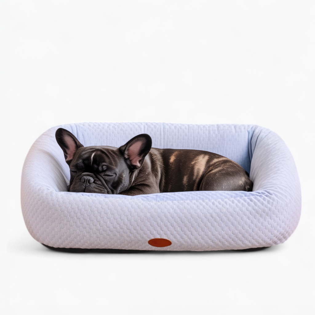 French Bulldog Airlux Frenchie Cooling Bed – Soft Quilted Breathable