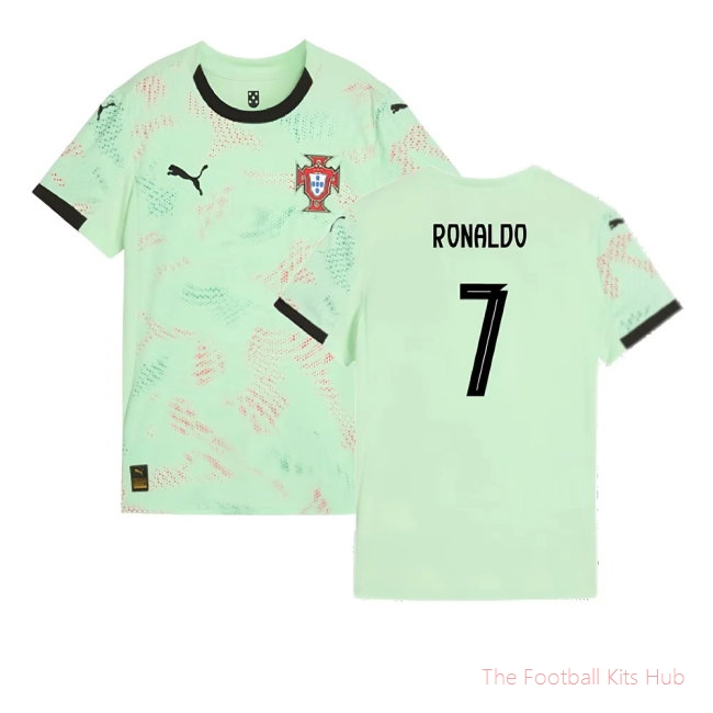 [EFS] 2025/26 Portugal Womens Team Away Shirt (Ladies) (Ronaldo 7)