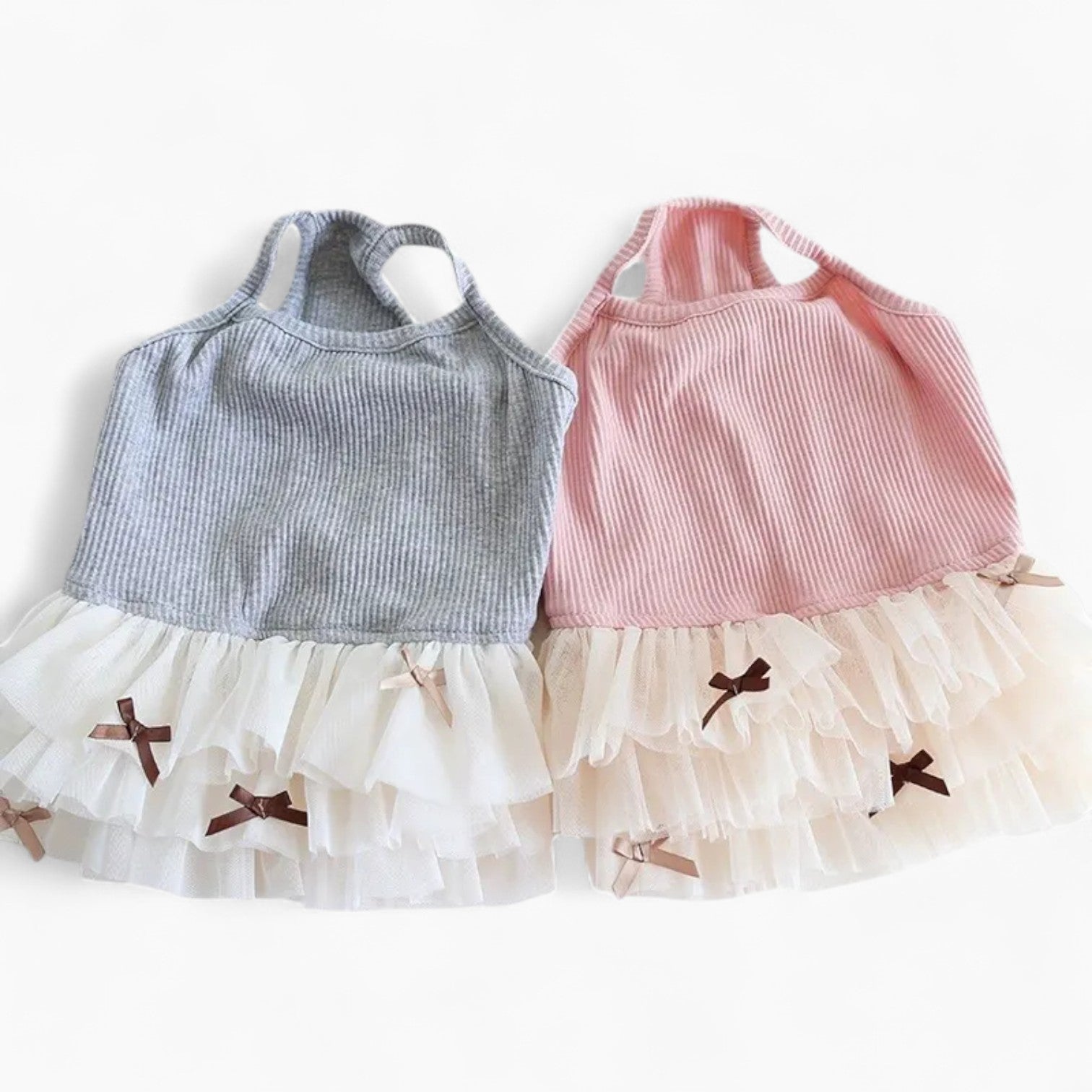 PetStyle Frenchie Princess Dress – Soft Elegant Skirt Dog Outfit