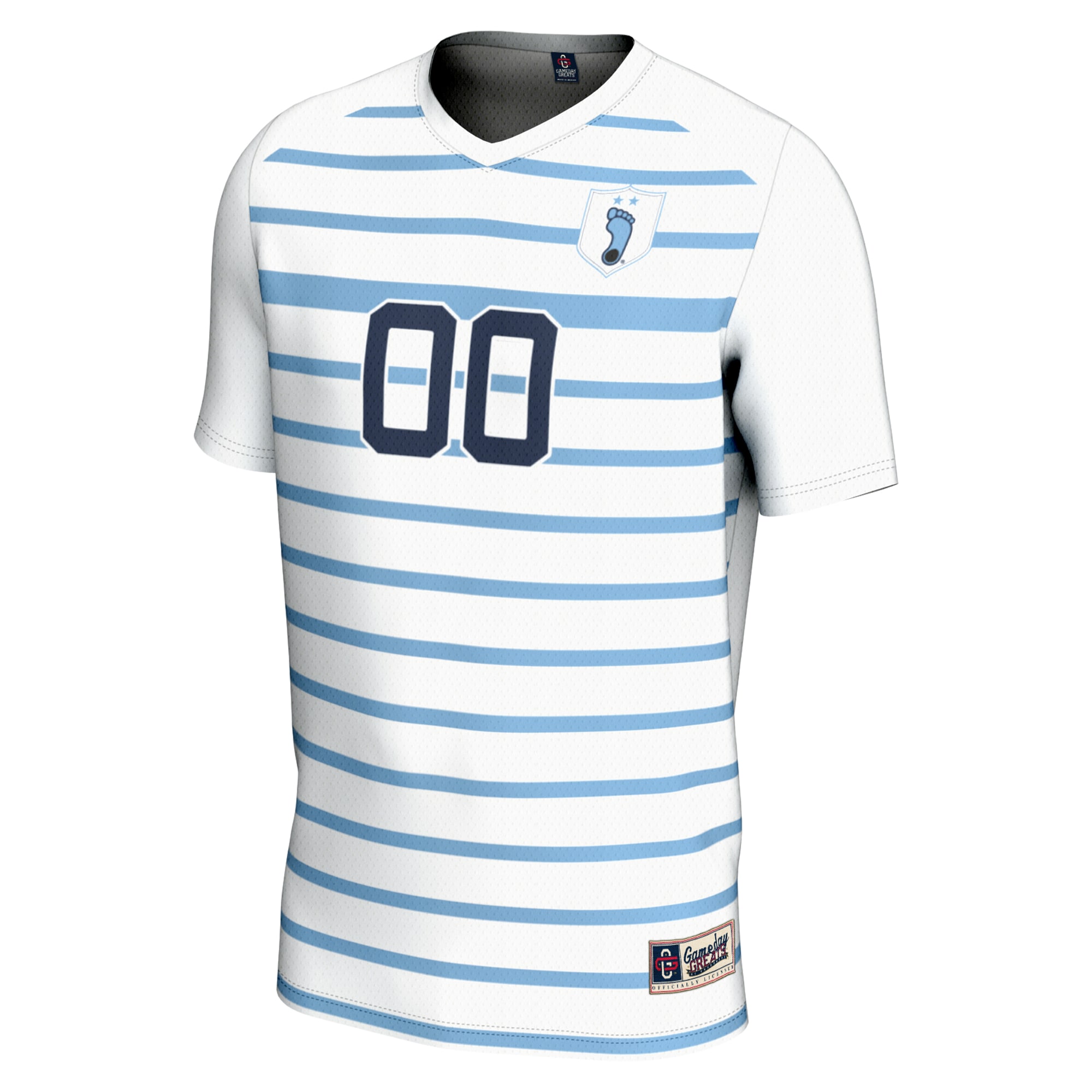 [DDG] North Carolina Tar Heels GameDay Greats Unisex NIL Pick-A-Player Lightweight Soccer Jersey - White