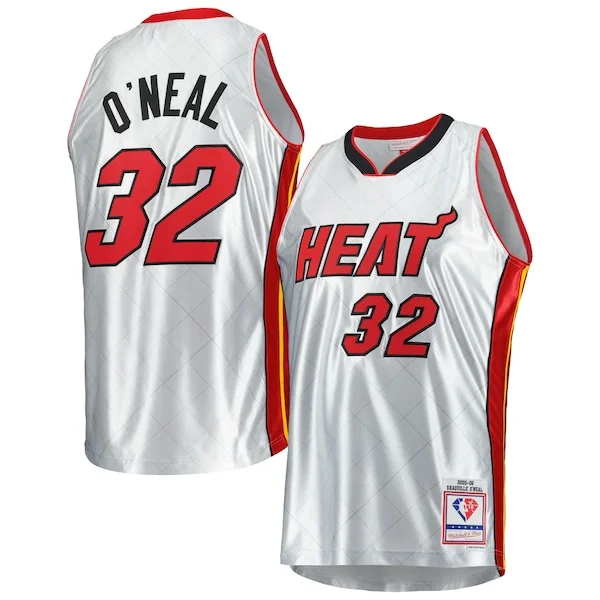 Shaquille O'Neal MIA Championship Swingman Jersey - Team Colors