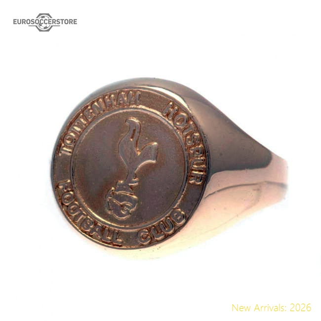 Premium Tottenham Hotspur Hotspur Fc 9ct Gold Crest Ring Large