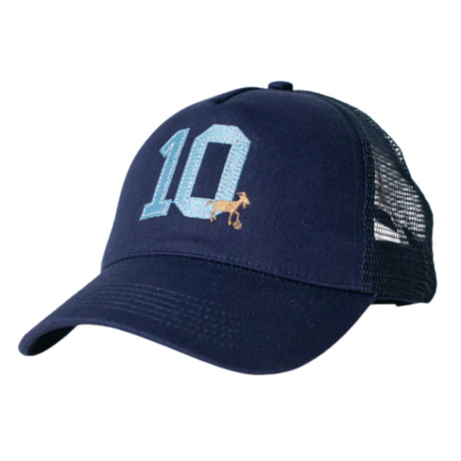 Match-Ready Argentina Messi Goat 10 Trucker Blue Exclusive-Design