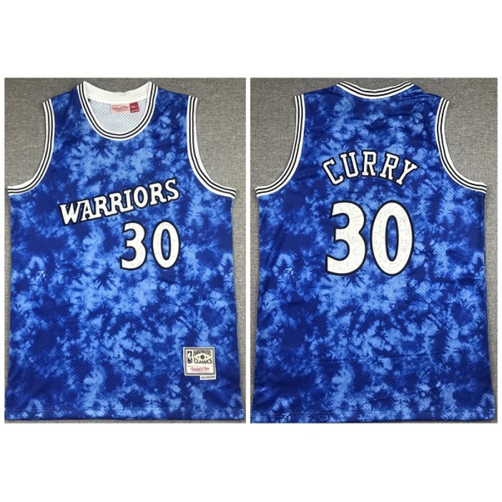 Golden State Warriors Stephen Curry30 Blue Jersey - Fan Favorite