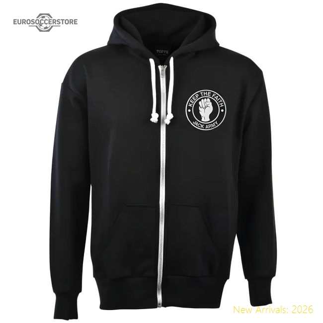 Top-grade Swansea City Jack Army Zipped Hoodie - Black - Premium Quality