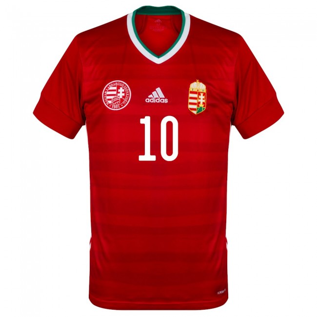 Durable Hungary Euro 2020 Home Red Soccer Jersey Football Shirt